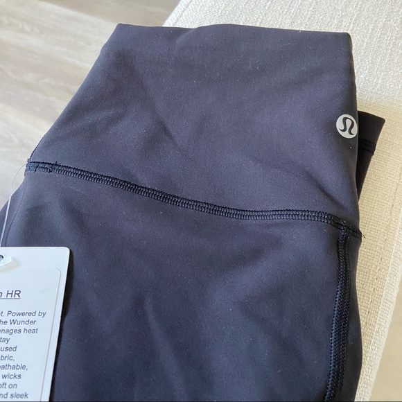 lululemon Wunder Train 25" HR Black NWT - Size 6 - Picture 3 of 7